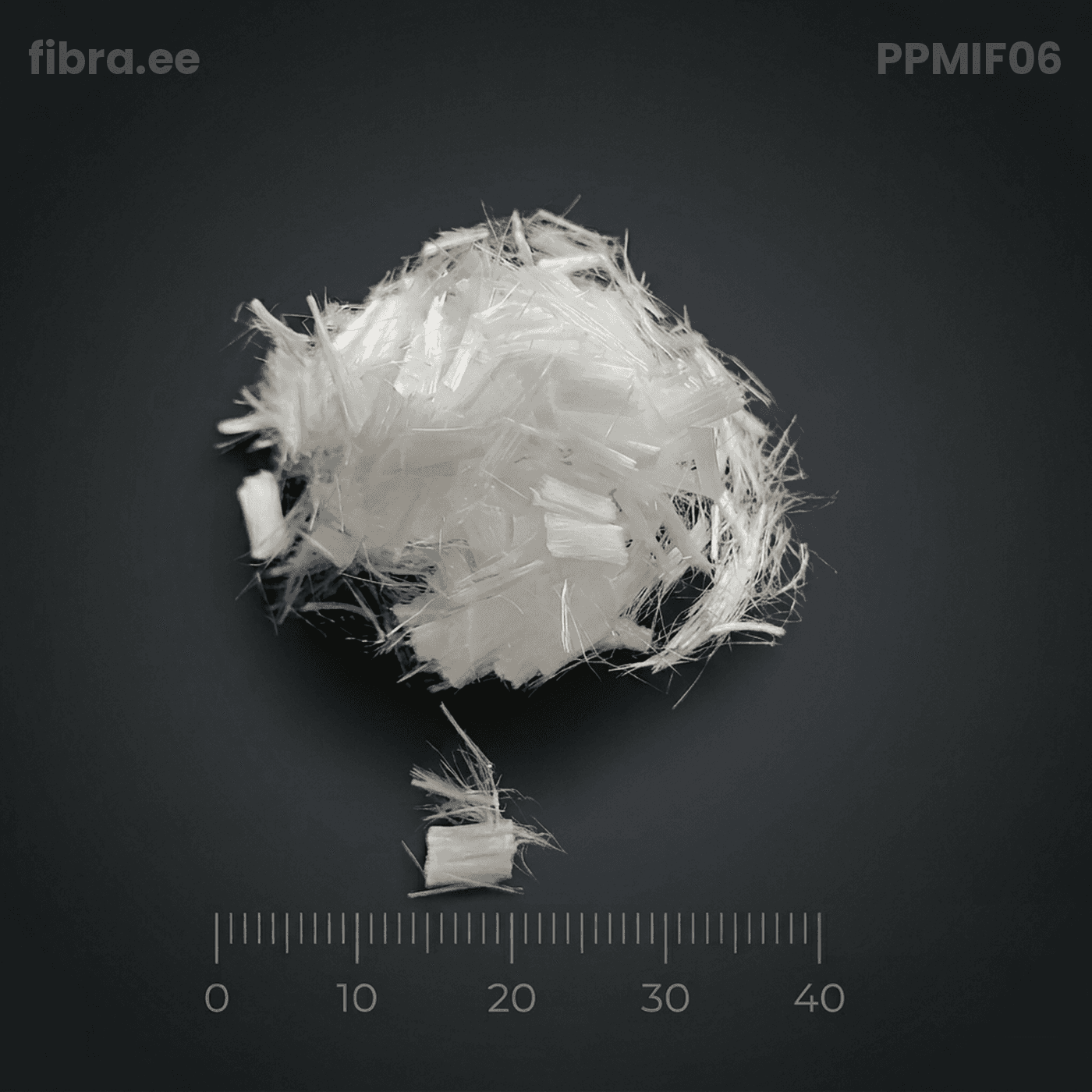 Polüpropüleenist (PP) mikrokiud 6 mm (PPMIF06)